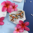 Load image into Gallery viewer, Iwa Bird Round Earrings - Maple