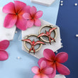 Load image into Gallery viewer, Iwa Bird Round Earrings - Maple