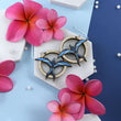 Load image into Gallery viewer, Iwa Bird Round Earrings - Maple