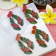 Load image into Gallery viewer, Hawaiian Ginger Earrings - Walnut