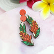 Load image into Gallery viewer, Hawaiian Ginger Earrings - Maple