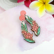 Load image into Gallery viewer, Hawaiian Ginger Earrings - Maple