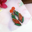 Load image into Gallery viewer, Hawaiian Ginger Earrings - Cherry
