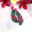 Load image into Gallery viewer, Hawaiian Ginger Earrings - Walnut