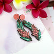 Load image into Gallery viewer, Hawaiian Ginger Earrings - Walnut