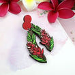 Load image into Gallery viewer, Hawaiian Ginger Earrings - Walnut