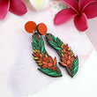 Load image into Gallery viewer, Hawaiian Ginger Earrings - Walnut