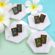 Load image into Gallery viewer, Palm Leaves Earrings - Cherry
