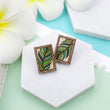 Load image into Gallery viewer, Palm Leaves Earrings - Maple