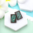 Load image into Gallery viewer, Palm Leaves Earrings - Walnut