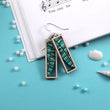 Load image into Gallery viewer, Banana Leaf Earrings - Maple