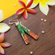 Load image into Gallery viewer, Pineapple Bar Earrings - Maple