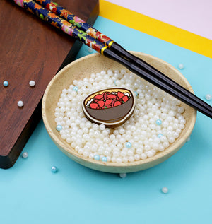 Poke Bowl Lapel Pin